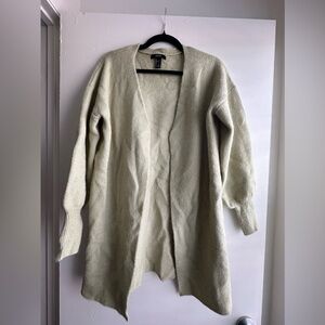 Forever 21 Green Cardigan